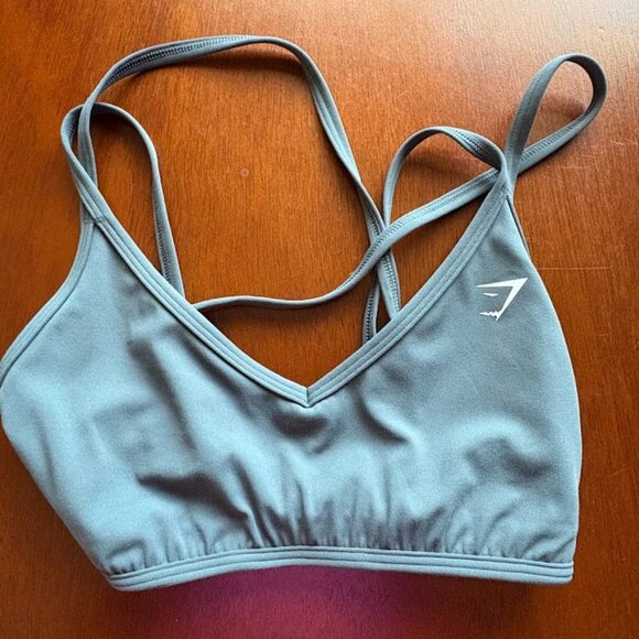 Gymshark Back Gains Strappy Sports Bra - Picture 1 of 5